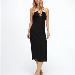 NWT ZARA CROSS STRAP DRESS - S